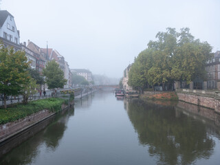 Straßburg in Frankreich im Herbst