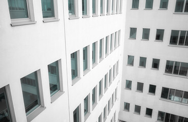Photo of the facade of an office building.