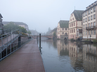 Straßburg in Frankreich im Herbst