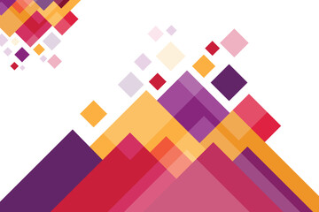 Colorful triangles geometric pattern shape background, Grid Mosaic Background, Abstract geometric background. Vector 3d illustration. Triangle or pyramid colorful shapes.