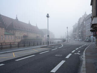 Stra&szlig;burg in Frankreich im Herbst 