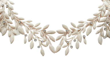 Floral decoration isolated on transparent background