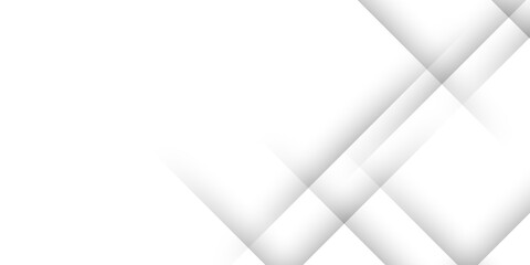 White, gray abstract background geometry shine and 3D layer element vector for presentation design. abstract pattern design Space design concept Suit for business, landing page, wallpaper background.	