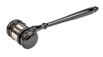 Judge's gavel rests on a wooden table, symbolizing authority in a courtroom setting during a legal session Generative AI
