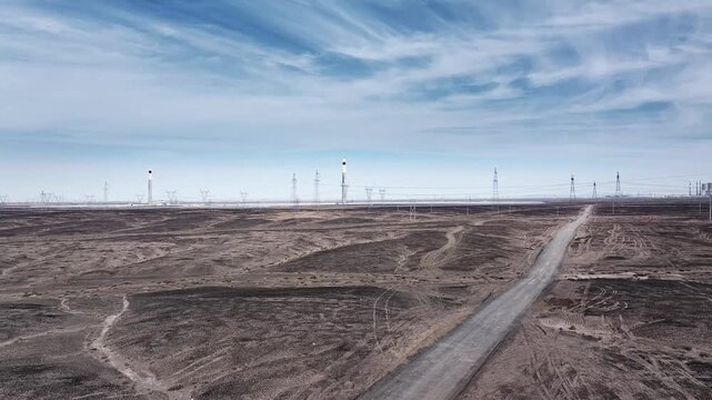 Twin Towers and One Machine Solar Thermal Energy Storage Power Station
