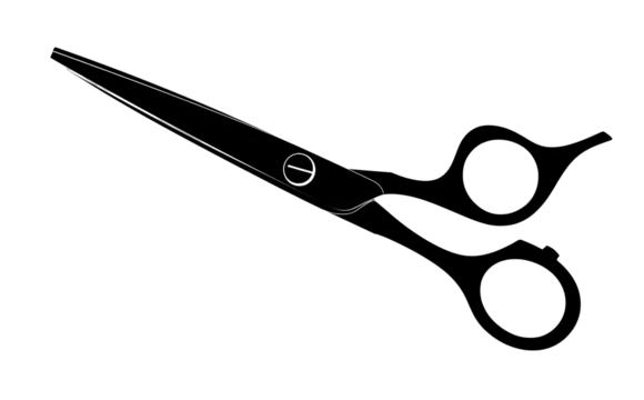 Abstract white lines on black background, forming a shape of a pair of pliers or similar tool - Powered by Adobe