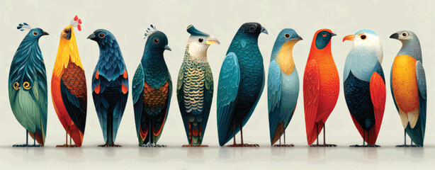  Ornithology-Inspired Artwork Collection.