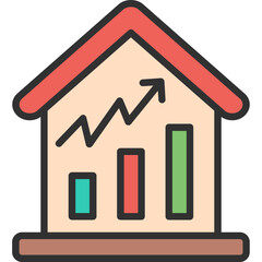 Real Estate Graph Icon