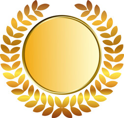 gold medal and laurels