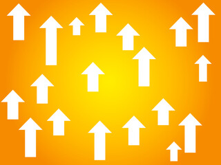 矢印グラフ背景