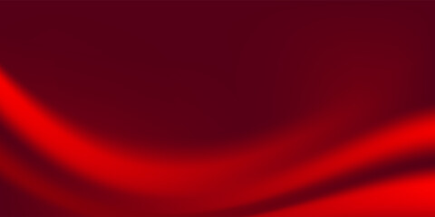 Obraz premium An abstract background features a gradient of red and dark red colors, creating a smooth, wave-like transition.