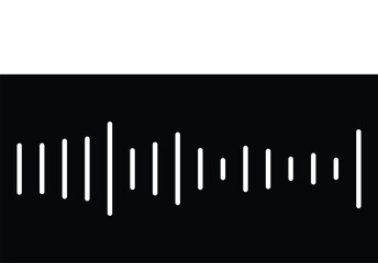 sound wave icon silhouette