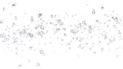 PNG Water droplets splash a clear liquid motion isolated on white background for product visualization and refreshing concepts