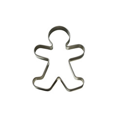 Gingerbread man cookie cutter metal