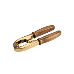 Obraz premium Brass nutcracker with wood handles