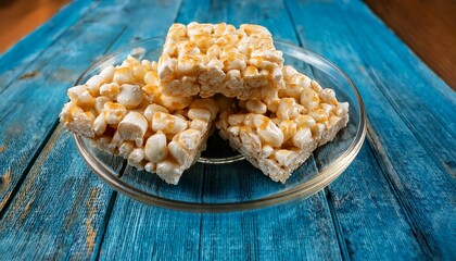 delicious rice krispie treats offer sweet comfort homemade marshmallow squares present tasty delight