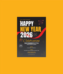 Happy New Year Party Flyer