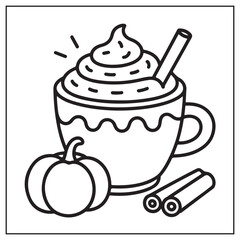 Fall Into Autumn coloring pages 