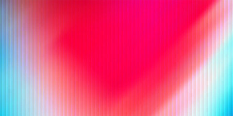 Futuristic neon gradient pattern with vertical glowing lines blending smooth and radiant colors. Minimalistic abstract dark background perfect for creative digital tech designs. Vector illustration © abd