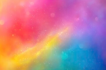 Swirls of vibrant rainbow colors, dreamy and sparkly