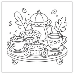 Fall Into Autumn coloring pages 