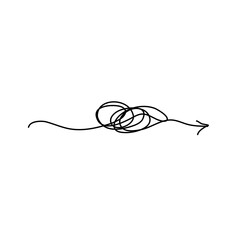 psychotherapy line handdrawn