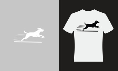 black Dog logo with t-shirts design