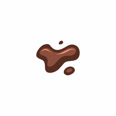 chocolate splash cartoon, choco flow, hot choco melting, liquid choco, choco droplets, abstract cocoa design, dynamic movement, fluid style, modern background element.