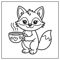 Fall Into Autumn coloring pages 