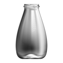 vector illustration of a glass bottle