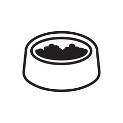 Cat food container icon vector design illustration template in trendy style