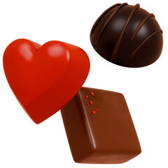 3D素材チョコレート