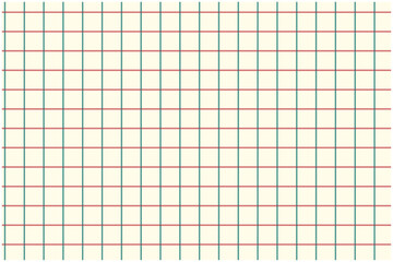 赤と緑の縦横線パターン　背景