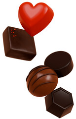 3D素材チョコレート