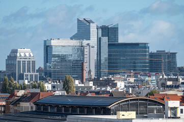 Office high rise and abattoir in Anderlecht, Brussels Capital Region, Belgium
