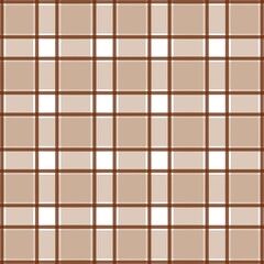 Soft brown Gingham grid pattern seamless background art tablecloth 
