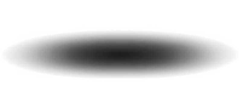 Soft shadow ellipse isolated on transparent background
