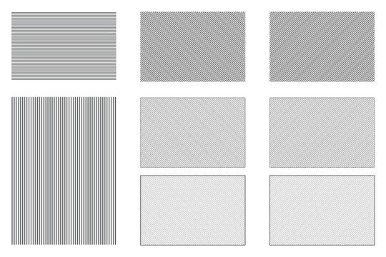 Minimalist Hatch Pattern Set Seamless Geometric Line Textures.