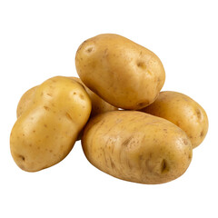 potatoes isolated transparent