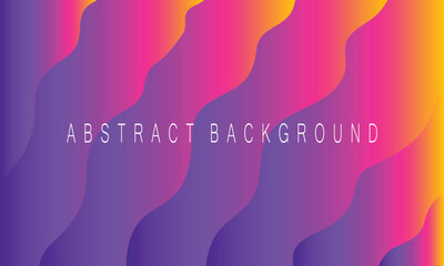 Trendy Abstract Background with Gradient Colors and Wavy Shapes Design