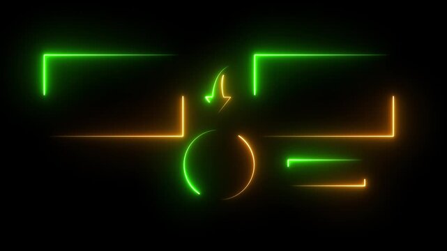 Subscribe button and outro for gaming and video channels Youtube End screen animation. neon glowing end screen 4k animation