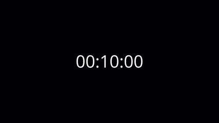 15 minute countdown animation in 15 seconds on transparent background, fifteen minute countdown timer in 15 seconds with alpha channel , 15 min countdown video in 4k.