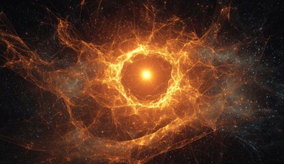 Obraz premium Abstract cosmic energy vortex