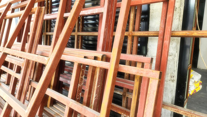 grids to support wall panels made of iron profiles