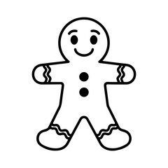 christmas gingerbread man