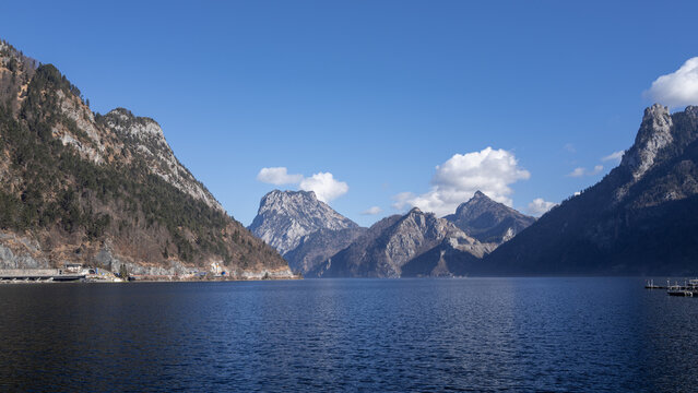 Traunsee mit Traunstein im Salzkammergut