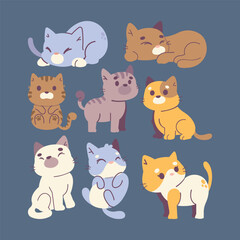 Adorable Cat in Different Pose