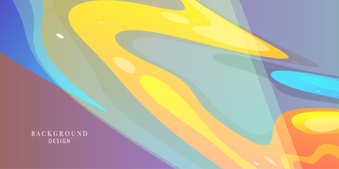 Abstract fluid wave color pattern gradient background 