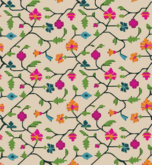 seamless pattern with flowers