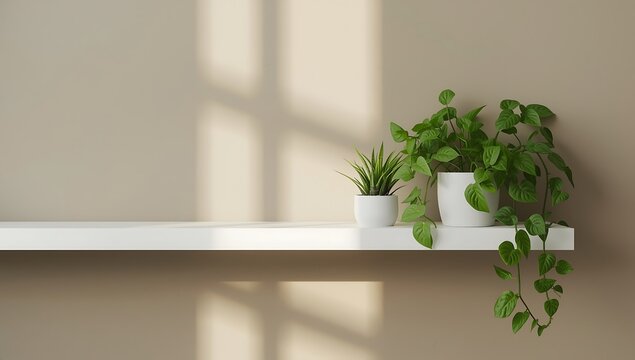 Minimalist home decor plants on shelf interior design ideas indoor plants styling tips